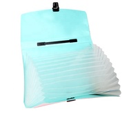 Porte-documents en plastique, dossier de documents PP format A4, sac avec poignée, 13 poches, Logo personnalisé, école ou bureau
