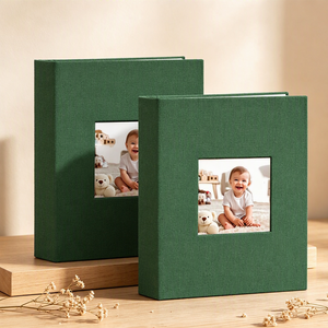<span class=keywords><strong>Album</strong></span> Fotografico Personalizzato Fatto a Mano con Copertina Rigida e Finestra, <span class=keywords><strong>300</strong></span> Tasche, in Lino, per Famiglia, Matrimonio e Viaggi - Product Image 1
