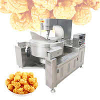 Machine industrielle de fabrication de Popcorn en forme de boule de gaz, grand Caramel pour Popcorn industriel