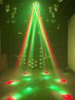Lumière d'ambiance KTV à tête mobile améliorée, effet rotatif multi-faisceaux RGB, lampe à panoramique et inclinaison fluide pour bars, clubs, fêtes, événements DJ