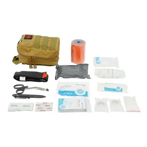 Wilderness Emergency Trauma Kit Multi Purpose SOS Everyday Carry IFAK For Wilderness Trip Cars Hiking Camping First Aid Kit