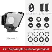 Téléprompteur Mini Portable pour Smartphone/Appareil Photo Reflex Numérique (DSLR) Tablette Enregistrement Vidéo Streaming en Direct Interview