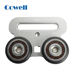 Hot Sales 2 Wheels Plate Curtain Rollers Budget-Friendly Premium Quality For Curtainsider Trailers