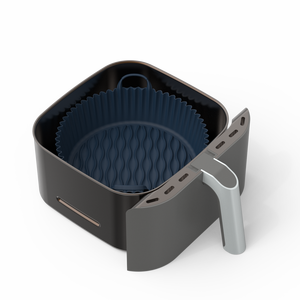 Nouvelles doublures carrées et rectangulaires en silicone pour friteuse à air, plateau de cuisson pliable pour friteuse à air double, pot en silicone - Product Image 4