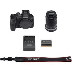 Cámara Digital sin Espejo <span class=keywords><strong>R7</strong></span> con Lente RF-S 18-150mm IS, Sensor CMOS, Pantalla Dual, Tarjeta SD, Video 8K, Zoom Óptico 41x-63x - Product Image 3