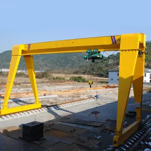 Machine de levage à usage professionnel grue portique à poutre unique de 10 tonnes