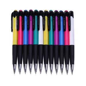 Bolígrafo Azul de Presión, Antiderrames, de Plástico, para Oficina, Venta al Por Mayor - Product Image 3