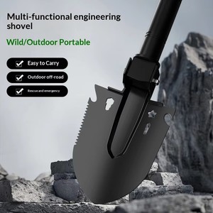 Складная походная лопата Vetex оптом: тактический инструмент для выживания на природе - Product Image 6