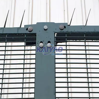 358 Mesh Paneel voor Substation Omheining, Roestvrij IJzeren Draadgaas Anti-Klim voor Elektriciteitsnet