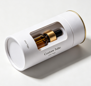 OEM <b>Custom</b> Round Paper Tube, Cosmetic Packaging Cylinder Box for <b>Lipstick</b>/Essential Oil, Durable Kraft Cardboard Tube - Product Image 6