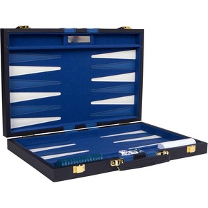 Elegante Portatile Da Viaggio <span class=keywords><strong>Gioco</strong></span> Da Tavolo Da Tavolo Similpelle <span class=keywords><strong>Backgammon</strong></span> - Product Image 6