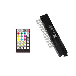 Lumière de plafond LED à fibres optiques 12W avec application et télécommande, effet ciel étoilé + lumière de toit de voiture 3W effet météore, double tête à effet scintillant - Product Image 3