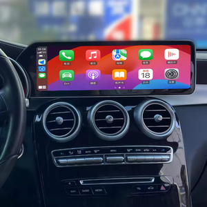 Nouvel <span class=keywords><strong>autoradio</strong></span> Android OLED de 14,9 pouces de style lame pour Benz <span class=keywords><strong>Classe</strong></span> <span class=keywords><strong>C</strong></span> W205 2015-2018, CarPlay sans fil, divertissement pour sièges arrière Android - Product Image 1