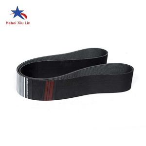 Revestimiento <span class=keywords><strong>de</strong></span> poliuretano Pu, correas dentadas ranuradas <span class=keywords><strong>de</strong></span> Pu, correa síncrona, precio <span class=keywords><strong>de</strong></span> fábrica, agujeros avellanados perforados y caucho rojo - Product Image 6