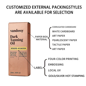 VANDOSSY Aceite Bronceador Oscuro <span class=keywords><strong>Intensificador</strong></span> Sin Protector Solar <span class=keywords><strong>Bronceado</strong></span> Rápido y Profundo en Spray Seco No Grasoso Fórmula Limpia 236ml - Product Image 6