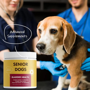 Suppléments de soutien de la vessie personnalisables pour les chiens vieillissants Fabricant de confiance Commandes en gros Soins de santé et suppléments pour animaux de compagnie - Product Image 1