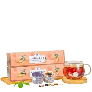 Formule de thé pour les reins personnalisée Ginseng Sept Trésors Mélange Détox Thé en vrac parfumé fait main Goji Maca Dattes rouges - Product Image 1