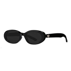 Lunettes de soleil rondes classiques rétro, monture noire en PC, protection UV400, unisexe, tendance, type 3, transmission - Product Image 3