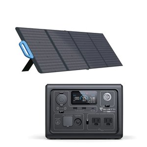 Bluetti eb3a + PV120 tấm pin mặt trời nhà di động sao lưu năng lượng mặt trời hệ thống máy phát điện mini - Product Image 1