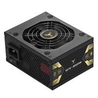 Fuente de Alimentación para PC 80Plus Gold de 850W, SFX ATX3.1, Mini ITX Pequeño, Ventilador de Refrigeración de 92mm, PFC Activo, Conectores SATA, Máximo Rendimiento para Escritorio
