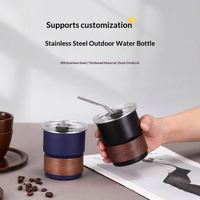 Gobelet isotherme en acier inoxydable 304 avec isolation sous vide, maintien au chaud pendant 6 heures, portable, personnalisable, tasse thermique pour café et bière, idéal pour le camping
