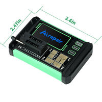 Comprobador de Transistores Portátil LCR-AR1, Medidor LCR, Prueba Automática de MOSFET, Diodos, Resistencias, Condensadores, Inductores, Comprobador de Componentes Electrónicos