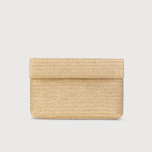 Nouvelle Pochette Tressée en Paille 2025 <span class=keywords><strong>avec</strong></span> Fermeture Magnétique, Doublure en Polyester, Sac à <span class=keywords><strong>Main</strong></span> Tendance pour Femme, Été 2025, Vente Flash Transfrontalière - Product Image 5