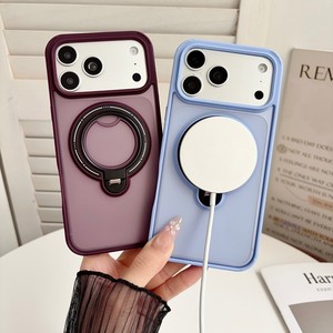 Coque de téléphone magnétique rotative de haute qualité pour iPhone 18 17 16 15 14 Pro Max, avec dos mat translucide givré - Product Image 3