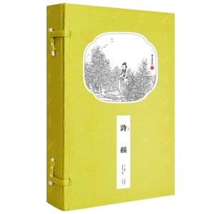 Set di Due Volumi della Poesia Cinese Antica, Rilegatura a Filo, Carta Xuan Stampata, Disponibile Stampa Personalizzata - Product Image 3