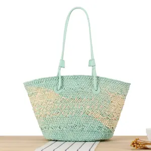 2023 Women Designer Brands Shoulder Hand Bag Beach Holiday Dress Tote Bags Eco-friendly Straw Bags