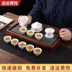 Shinfukumi White Porcelain Kung Fu Tea Set With Lid Dehua <b>Ceramic</b> Lead Free Business Gift Complete Teacup And <b>Teapot</b> Set - Product Image 5