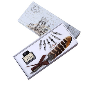2024 nouveau l <span class=keywords><strong>Plume</strong></span> Dip <span class=keywords><strong>Calligraphie</strong></span> Stylo Set Cadeaux D'anniversaire - Product Image 1