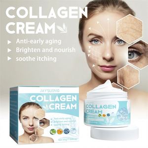 Crème au collagène Jaysuing 30g, meilleure crème <span class=keywords><strong>anti</strong></span>-âge pour le visage, crème hydratante personnalisée, éclaircissante, apaisante pour les démangeaisons, crème pour le visage pour femmes - Product Image 6