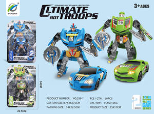 Vente chaude Mini Plastique DIY Robot Voiture Jouet Enfants Déformation Modifiable Robot Voiture Jouet Robots Déformation - Product Image 6