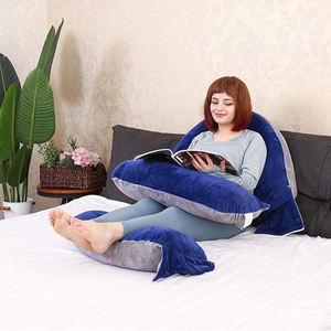 Oreiller de <span class=keywords><strong>grossesse</strong></span> en forme de U personnalisé, confortable, soutien du sommeil, prix bas, fabrication OEM - Product Image 4