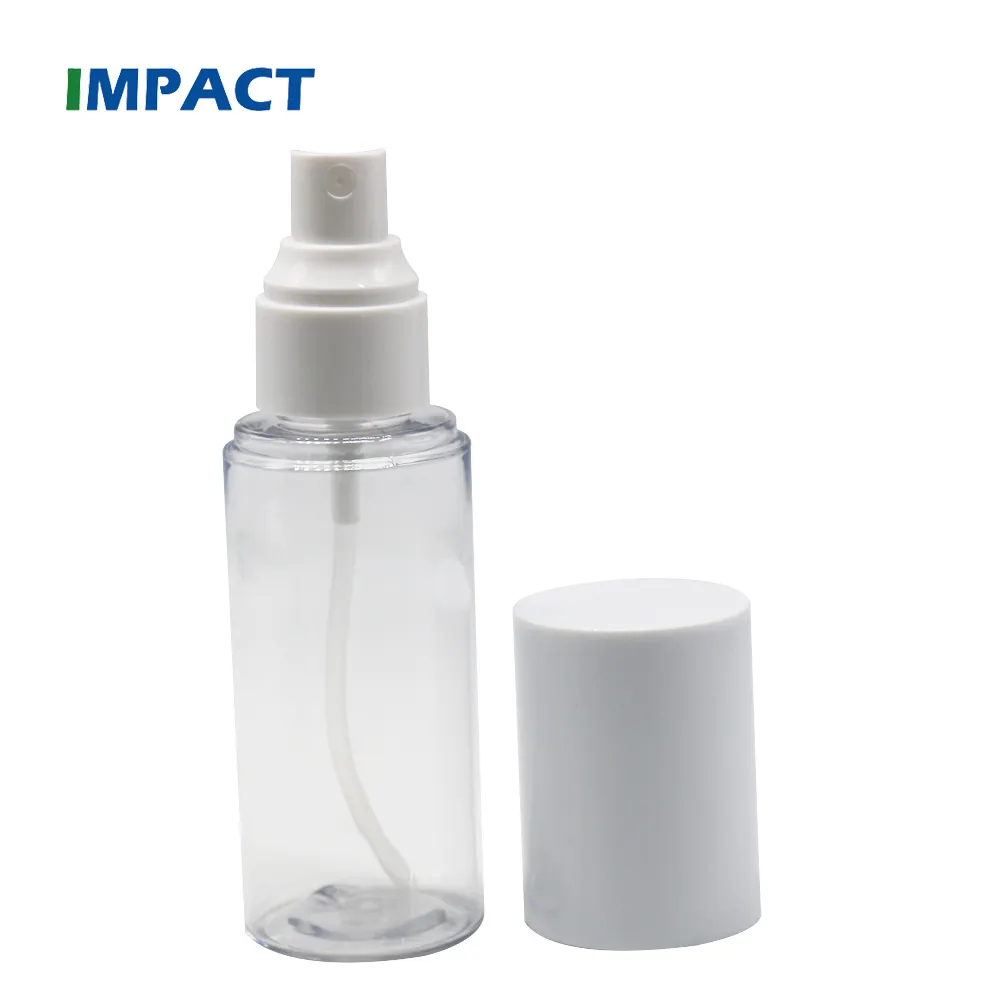 120mlの白い液体のプラスチックボトル任意のカスタムメイドのカラースプレーポンプペットボトル