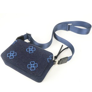Bolso Bandolera de Mezclilla Bordado Personalizado con Doble Compartimento - Product Image 1