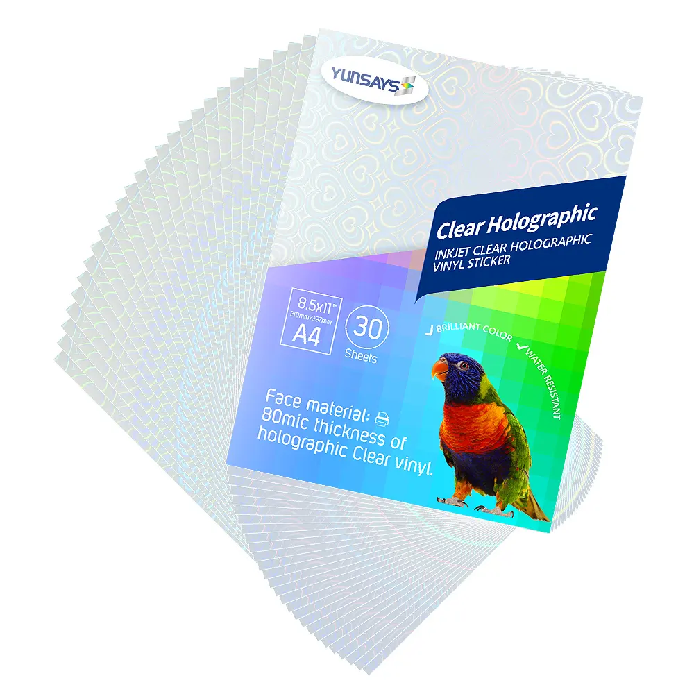 Holographic Adhesive Custom Design Sun Catcher Suncatcher Sticker for Window Decal Uplifting Housewarming Gift