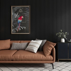 Panneaux acoustiques muraux en bois <span class=keywords><strong>de</strong></span> chêne MDF noir <span class=keywords><strong>de</strong></span> bonne qualité pour <span class=keywords><strong>studio</strong></span> d'enregistrement |   Panneaux muraux insonorisés pour salon - Product Image 5