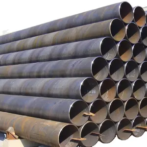 coating ASTM EN long length large OD SSAW Carbon Welded Steel Piling Pipe SSAW steel pipe for marine seaport piling project
