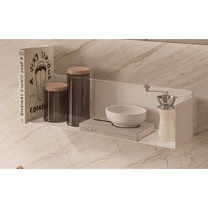 Mensola da Parete in Metallo Magnus 60 Cm, Acciaio Verniciato a Polvere Opaca, Struttura Solida e Durevole per Cucina Moderna - Product Image 4