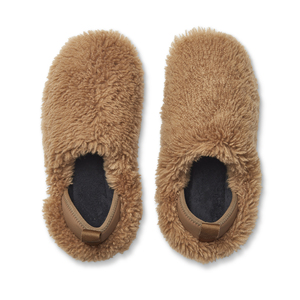 Pantofole da <span class=keywords><strong>Donna</strong></span> Personalizzabili con Logo, in Peluche Marrone, con Suola Antiscivolo in Gomma per Uso Interno - Product Image 4