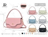 Bolso semicircular para debajo del brazo, cubierta de cuero sintético de microfibra, cierre para todas las estaciones, estilo minimalista - Product Image 1