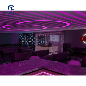ديكورات داخلية عالمية عصرية حسب الطلب مع أثاث نادي أنيق وديكور منطقة VIP أنيق - Product Image 4