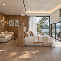 Maison conteneur ignifuge préassemblée de 40 pieds avec panneaux d'isolation en polyuréthane – Maisons mobiles compactes préassemblées
