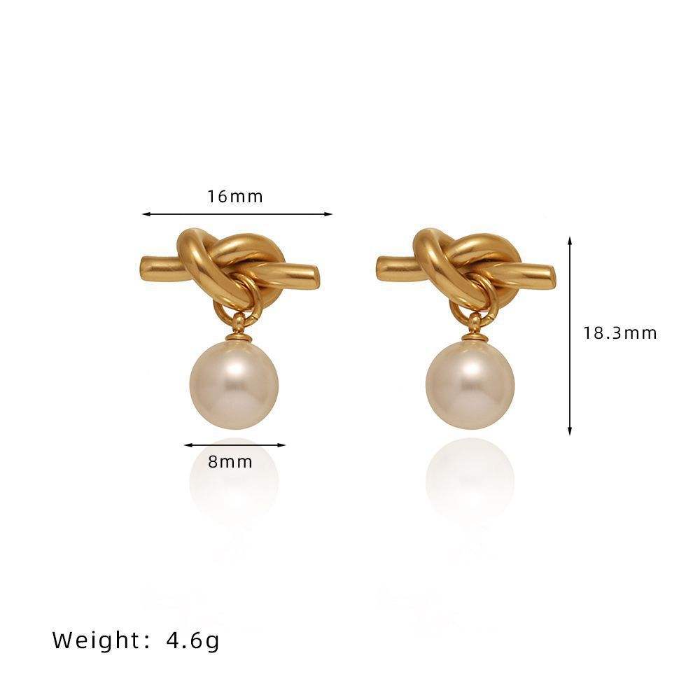 Knot Golden Earrings