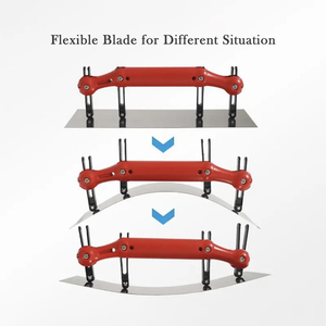 Công nghiệp lớp linh hoạt thạch cao scraper tay Putty trowel công cụ đa chức năng bê tông bên trong & bên ngoài ARC tường trát vữa trowel - Product Image 4