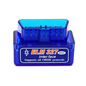 2PCB ميني ELM327 بلوتوث V1.5 PIC25K80 ELM327 V1.5 قارئ رمز OBD2 الماسح الضوئي أداة تشخيص عالمية أندرويد IOS