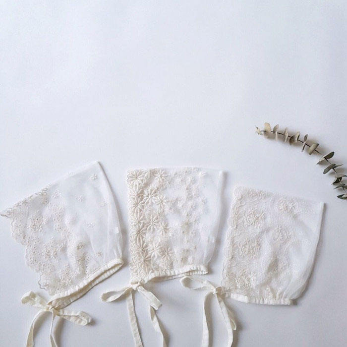 Lace Flower Sun Hat Toddlers Newborn Baby Girls Boy Kids Spring