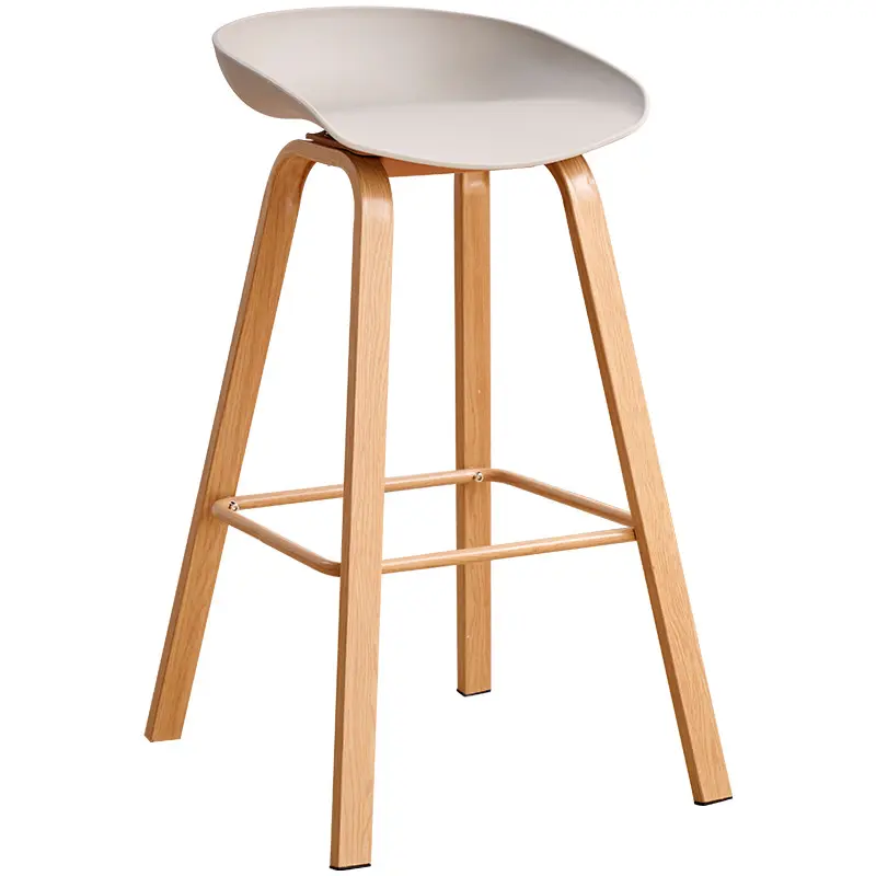 Ensemble de meubles de bar démontables en gros plusieurs couleurs disponibles cadre en métal et siège en plastique tabourets de bar à manger chaises